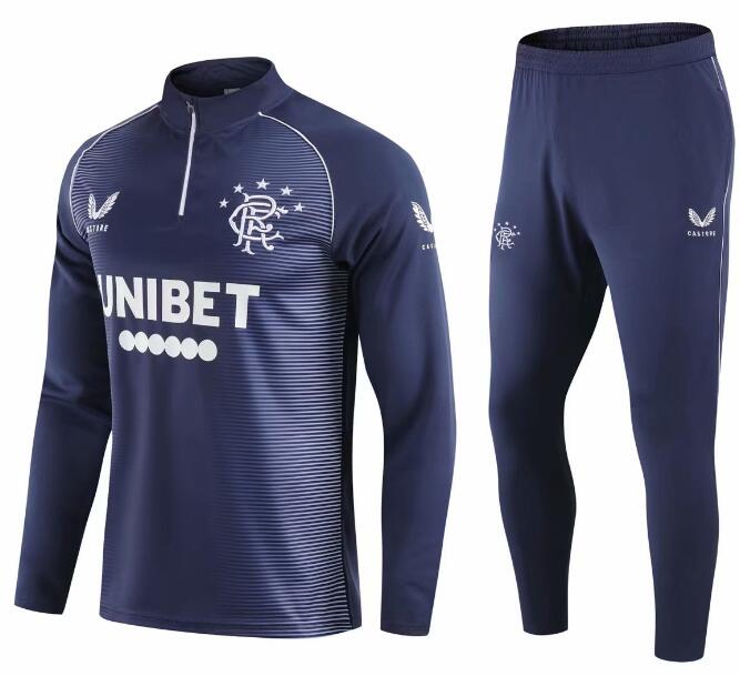 Rangers Blue Training Kits Sweatshirt with Pants 2020/21